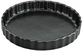 K&uuml;chenprofi Provence Tortenform 28cm, Porzellan, schwarz (712021028)