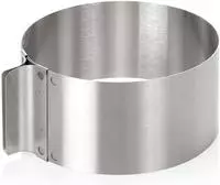 wenco Tortenring 555005, backofenfest, aus Edelstahl, von &Oslash; 16 - 30 cm...
