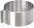 Wenco Tortenring verstellbar 16-30cm, 8cm, Edelstahl (555005)