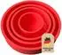 Intirilife Kuchenbackformen 4er-Set, rund, Silikon, rot (IL-100685)