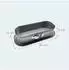 Relaxdays Kastenform antihaft, auslaufsicher, 8x30x12cm, grau