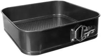 EDM Kuchenspringform quadratisch, Metall, 26x26cm (76849)