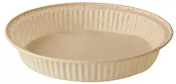 Papstar Backform "pure" rund, braun, 220ml, Pergamentpapier (87110)