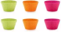 L&eacute;ku&eacute; Gro&szlig;e Muffinf&ouml;rmchen, 6er-Set, 10 cm - Mixed Backform