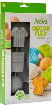 Decora Silikon-Fußballform 6 Kavitäten (9260406)