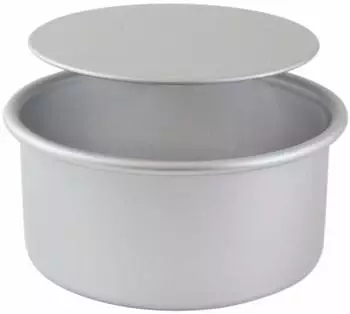 Pme Arts & Craft Runde Kuchenform, anodisiertes Aluminium, 305mm x 76mm, mit losem Boden (LBR123)