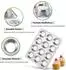 LuxusKollektion Muffinform 12er Edelstahl, 2er-Set
