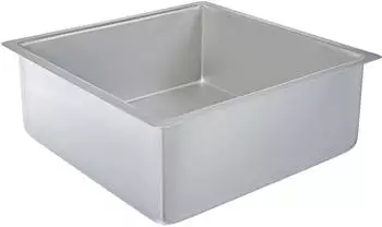 Decora Backform quadratisch 25x25x10cm, Aluminium (0062606)