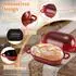 LuxusKollektion Gusseisen-Brotbackform mit Deckel, emailliert, 2,75L, rot (23cm)