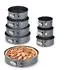 Relaxdays Springform-Set 8-tlg. Ø 14-28cm, Edelstahl antihaft, anthrazit