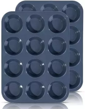 Gerster Muffinform Silikon 12er antihaft, flexibel