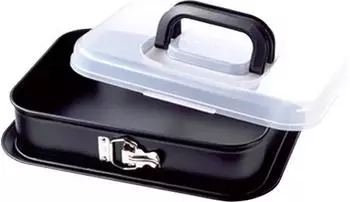 Kaiser Bake & Take Springform rechteckig mit Transporthaube