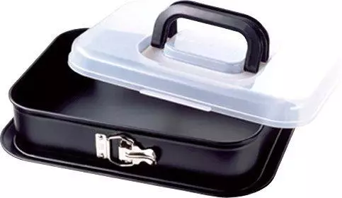 Kaiser Bake & Take Springform rechteckig mit Transporthaube