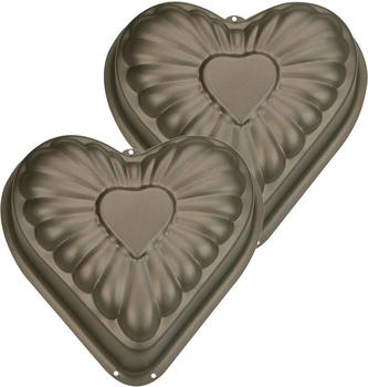 Städter Backform Herz 2er Set, 10 cm