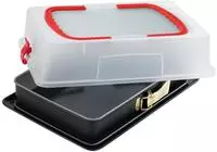 Dr.Oetker SPRINGFORM Schwarz, Transparent 38x25 cm