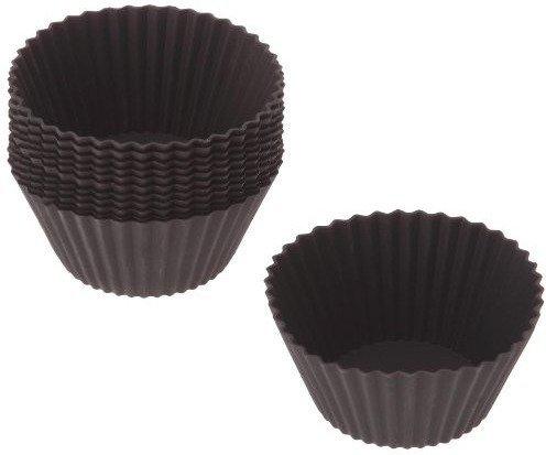 Lékué Muffin Cups 7 Cm (X 12) black