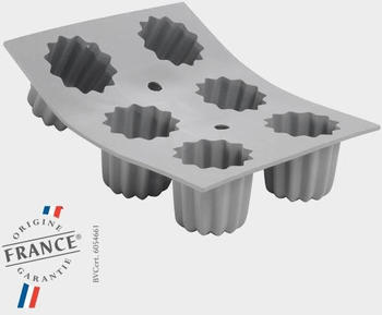 De Buyer Ribbed elastomer mould 6 pcs