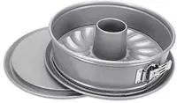 St&auml;dter Springform &Oslash; 26 Cm / H 7 Cm Silber Mit Flach- Und