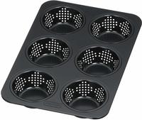 Kaiser Inspiration Br&ouml;tchenform Perforiert 28 X 19 Cm Antihaft F&uuml;r 6 Br&ouml;tchen