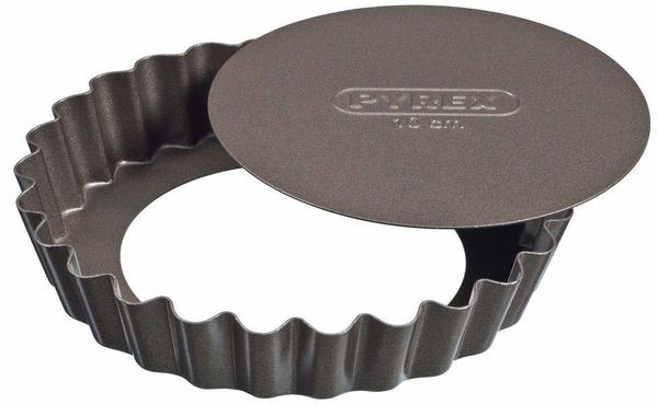 Pyrex Set of 4 tart moulds with removable metal base asimetriA