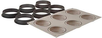 Silikomart Kit of 6 Twist silicone tarts