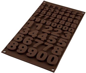Silikomart Choco Numbers Silicone Mould
