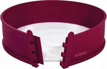 coox Springform mit Porzellanboden 26 cm dunkelrot