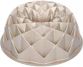 Birkmann Gugelhupf Geo Aluguss 24 cm gold
