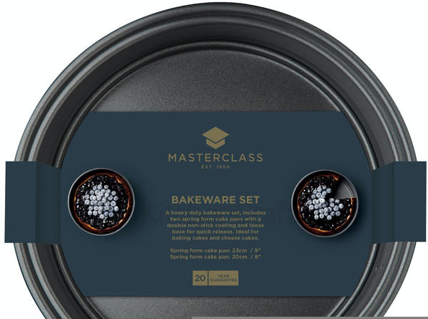 MasterClass MasterClass Twin Pack 20cm and 23cm Spring Form Pans