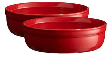 Emile Henry Crème Brûlée 2er-Set rot