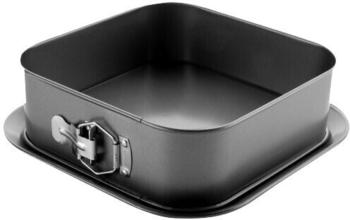 ibili Springform-Set quadratisch mit extra Boden, Stahlblech, schwarz, 17 x 17 x 8 cm, 2-Einheiten