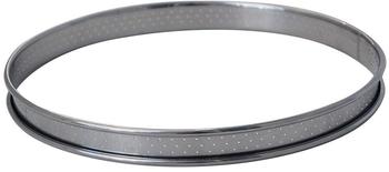 De Buyer Perforated stainless steel tart circle 6 cm