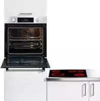 BEKO Backofen-Set "BBSM12320XMPEF" mit 1-fach-Teleskopauszug...