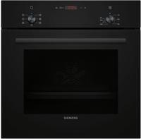 Siemens HB013FBB1, iQ100, Einbau-Backofen, LED-Display und Elektronikuhr, 3D