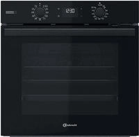 BAUKNECHT Einbaubackofen "BBA2S85HU1I" mit 1-fach-Teleskopauszug GentleSteam...