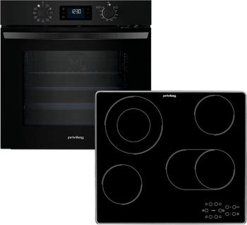 Privileg BAKO Turn&Cook 455 BLACK (PBA285PU1K + PCTAC 6042 IN)