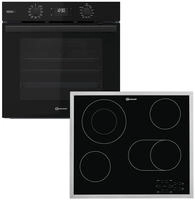 BAUKNECHT Backofen-Set "BBA2S85HU1" mit 1-fach-Teleskopauszug Hydrolyse Set, 2...