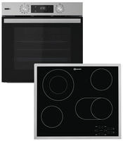BAUKNECHT Backofen-Set "BBA2S85HU1I" mit 1-fach-Teleskopauszug Hydrolyse Set, 2...