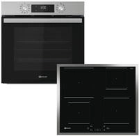 BAUKNECHT Backofen-Set "BBA285HU1I" mit 1-fach-Teleskopauszug Hydrolyse Set, 2...