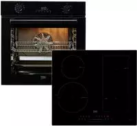 BEKO Backofen-Set "Elbe" mit 1-fach-Teleskopauszug Hydrolyse Set, 2 Stk. tlg. Mit