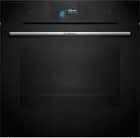 BOSCH Dampfbackofen Serie 8 "HSG7384B2" mit Teleskopauszug nachr&uuml;stbar