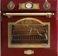 Kaiser Empire EH 6355 Rot Exklusiver Nostalgie Backofen 60 cm Autark &bull;