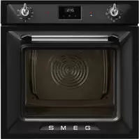 Smeg SOP6900TN, Smeg SOP6900TN Einbaubackofen Victoria 60cm mit Pyrolyse Schwarz