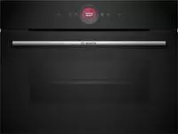 BOSCH Pyrolyse Backofen Serie 8 "CBG7741B1" mit Teleskopauszug nachr&uuml;stbar M&uuml;helose