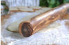 Olivenholz-erleben Teigroller DESIGN Holz, (1-tlg), 30 cm, jedes Teil ein Unikat