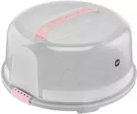 Emsa Kuchentransportbox "K32684 Prep&Bake" rund 34 cm, Tragegriff