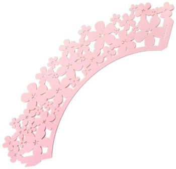 ibili 736000 Tortenspitze aus Papier wasserundurchlässig Rosa 10 Stück