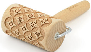 Folkroll Teigroller 3D-Motiv-Teigrolle Buchenholz, China