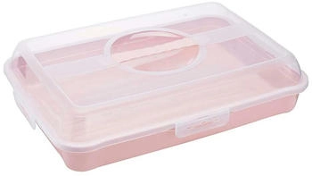 keeeper Kuchenhaube/Partybutler enrico nordic-pink herausnehmbare Kuchenplatte, ergonomischer Griff, Kuchentransportbox, Rosa keeeper Kuchenhaube/Partybutler enrico nordic-pink herausnehmbare Kuchenplatte, ergonomischer Griff, Kuchentransportbox, Rosa