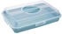 keeeper Kuchenhaube/Partybutler enrico nordic-blue herausnehmbare Kuchenplatte, ergonomischer Griff, Kuchentransportbox, Blau